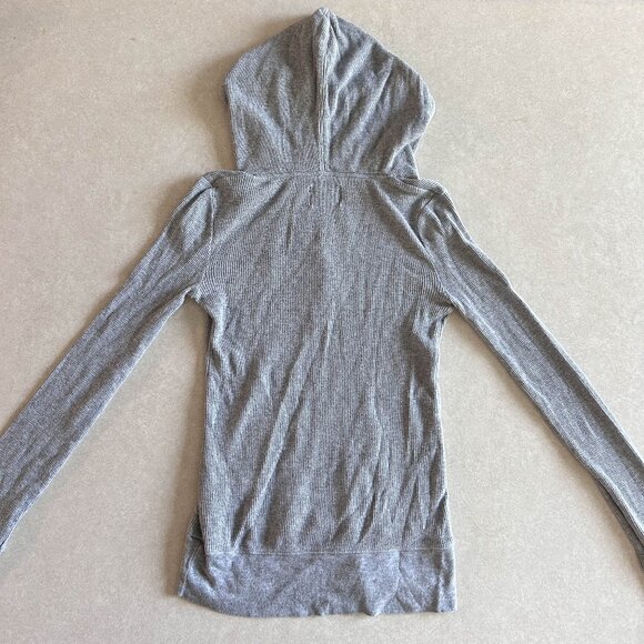 American Eagle Outfitters Waffle Knit Thermal Hoodie ALT ASO Elena Gilbert - Picture 4 of 8